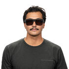 CYRUS, Soft Matte Black-Happy Bronze with Blue Mirror, hi-res image number null